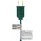 Set of 15 Red Satin G50 Globe Christmas Lights - Green Wire